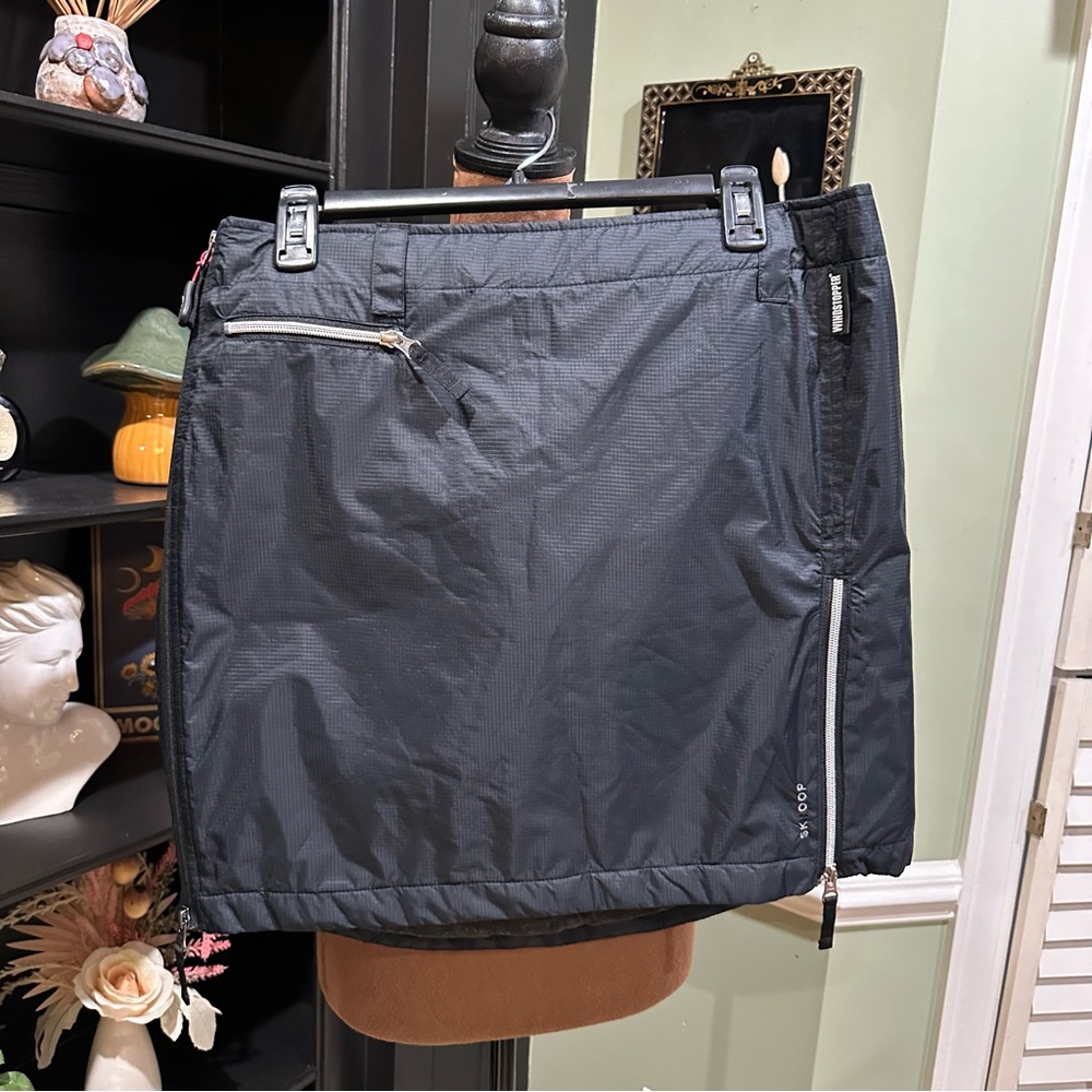 SKHOOP Black Insulated Winter Layering Skirt Size Large